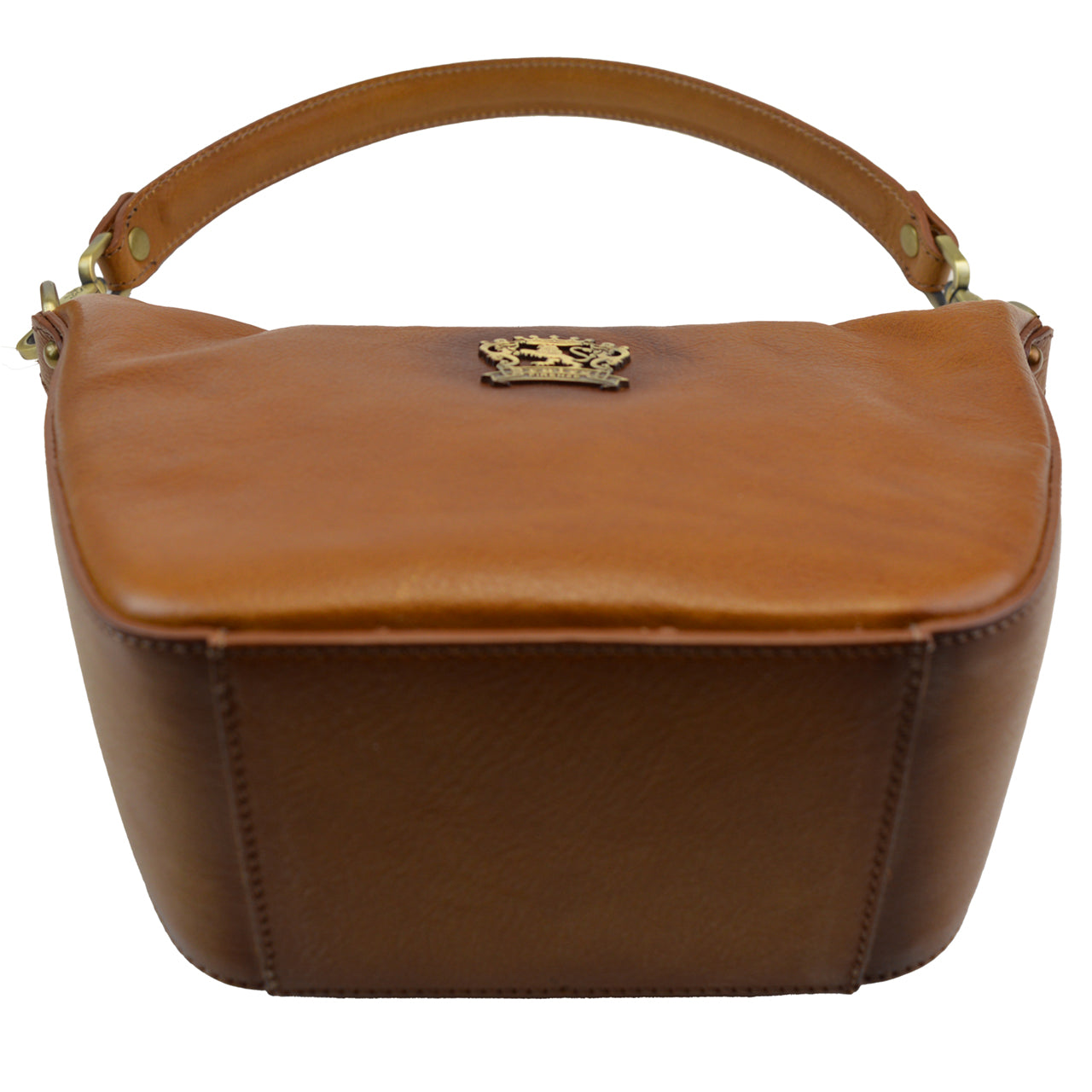 Pratesi Treggiaia Handbag B324 in Genuine Vegetable Dyed Italian Leather - Brown