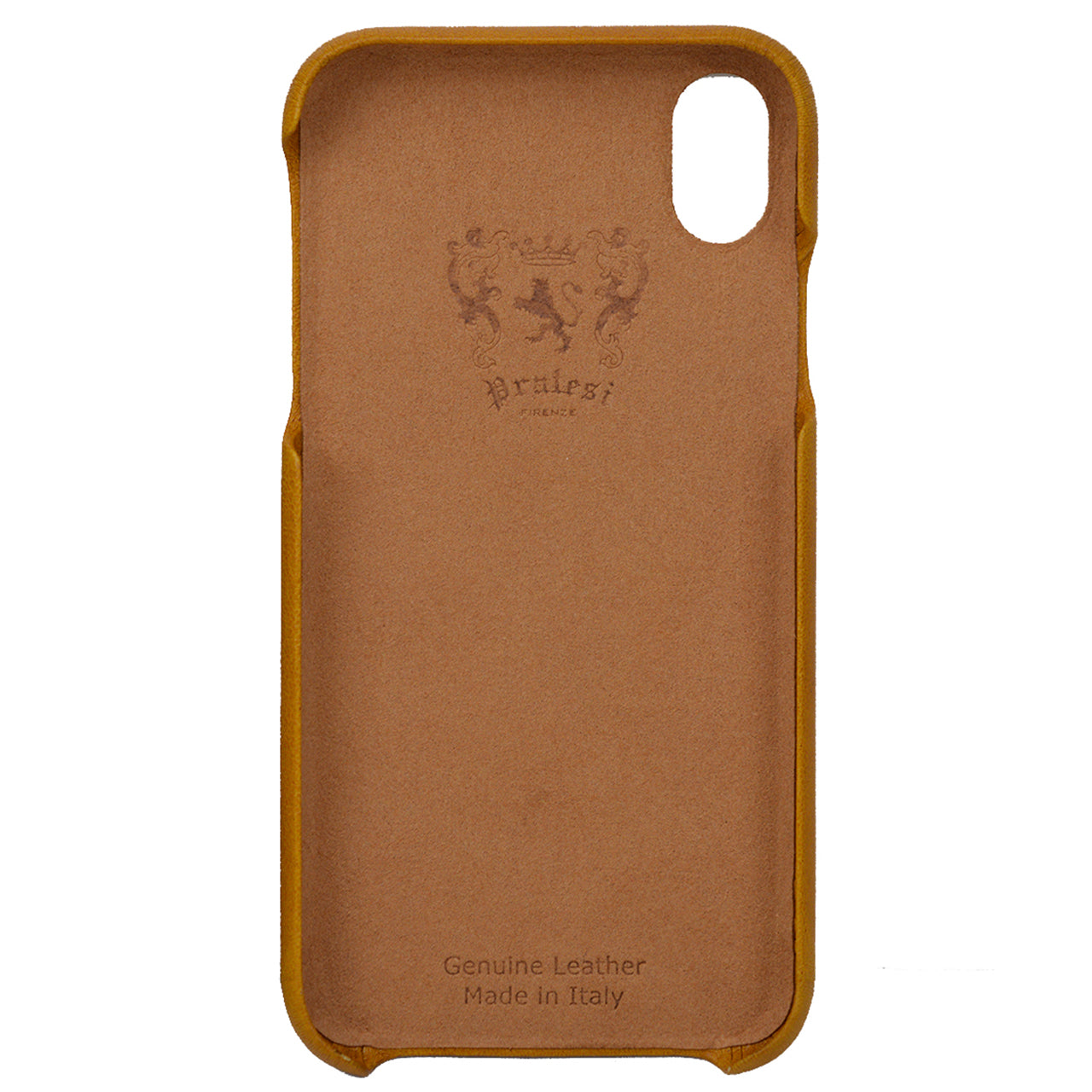 Pratesi Cover iPhone XR B077 Perfect Size - Brown