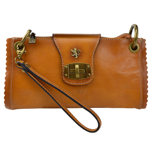Pratesi Woman Bag Pontremoli in genuine leather - Cognac