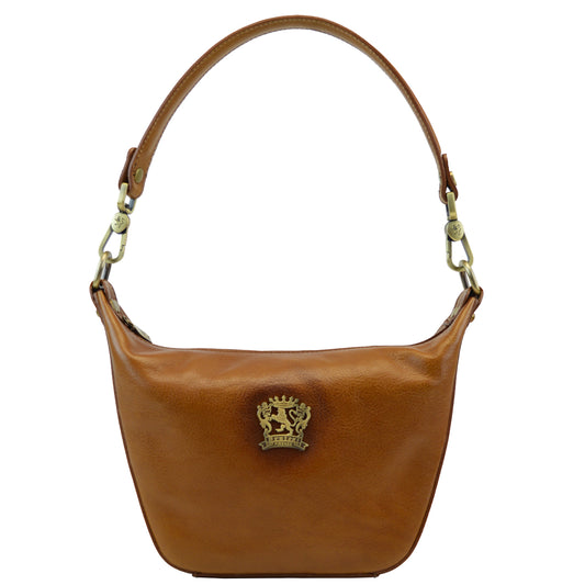 Pratesi Treggiaia Handbag B324 in Genuine Vegetable Dyed Italian Leather - Brown