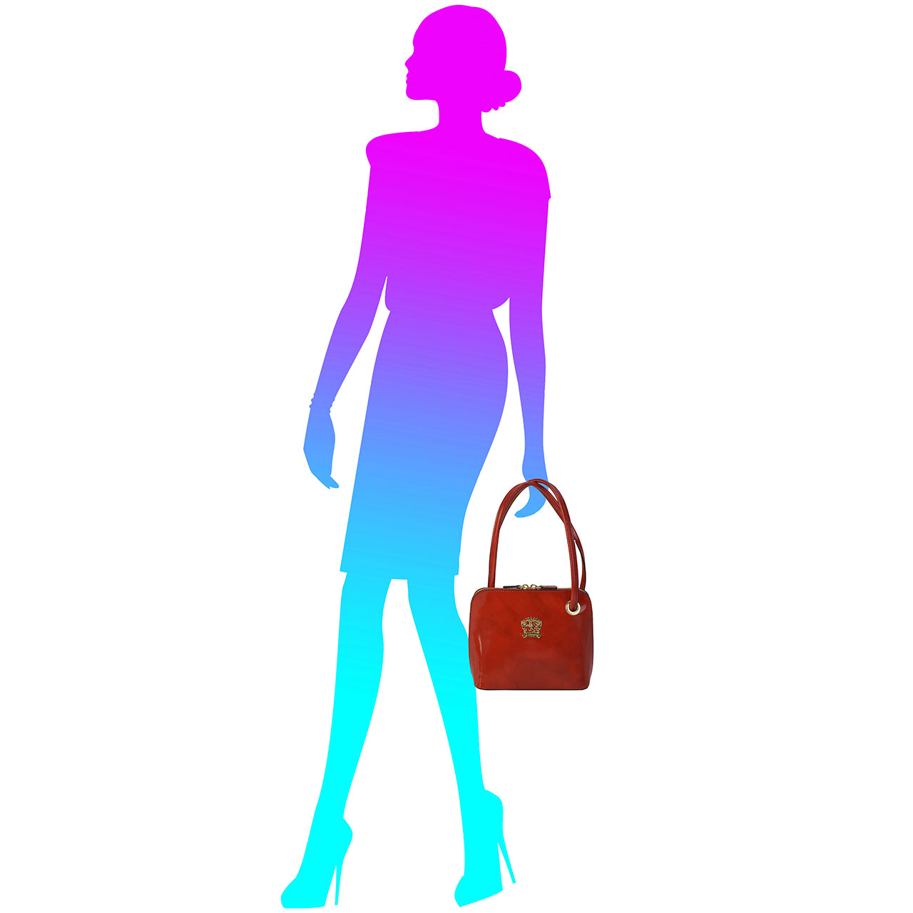 Pratesi Gibilterra Crossbody bag R468 - Brunelleschi Brown