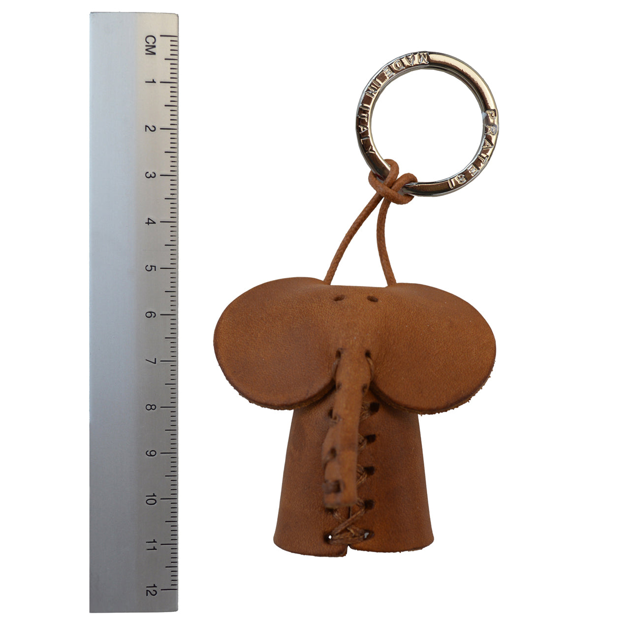 Pratesi Key Holder Charms P111 - Brown Elephant