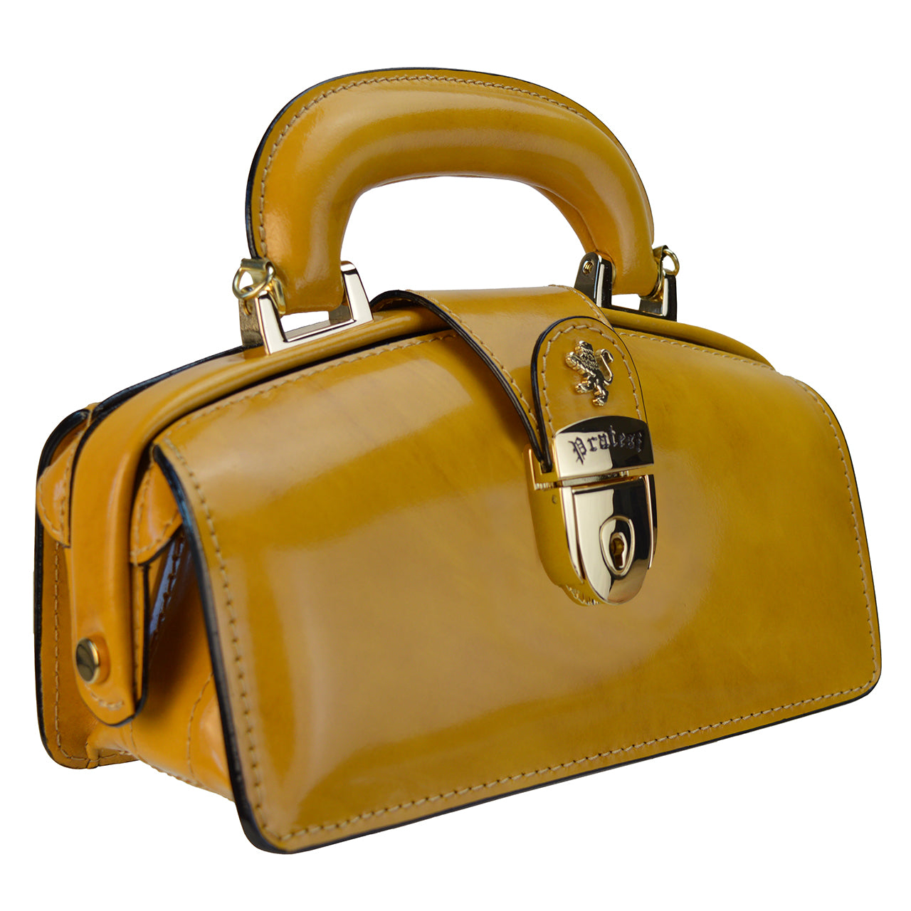 Pratesi Lady Brunelleschi Nana R120/M Woman Bag in true leather - Brunelleschi Dark Green