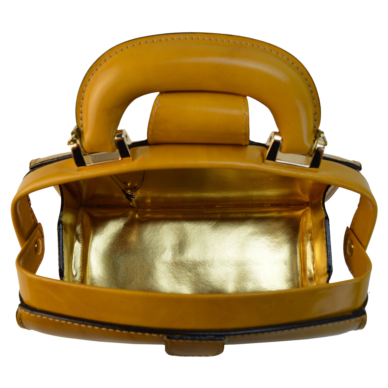 Pratesi Lady Brunelleschi Nana R120/M Woman Bag in true leather - Brunelleschi Dark Green