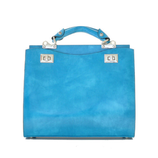 Pratesi Anna Maria Luisa de' Medici Medium Lady Bag in genuine Italian leather - Brunelleschi