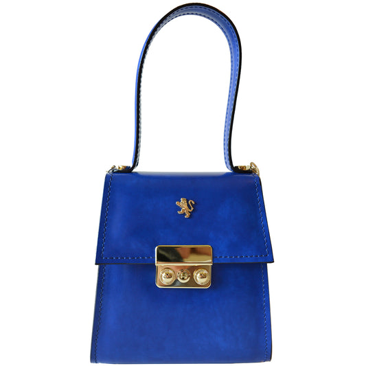 Bolso Pratesi Artemisia Small Lady en auténtica piel italiana - Artemisia Radica Azul Eléctrico