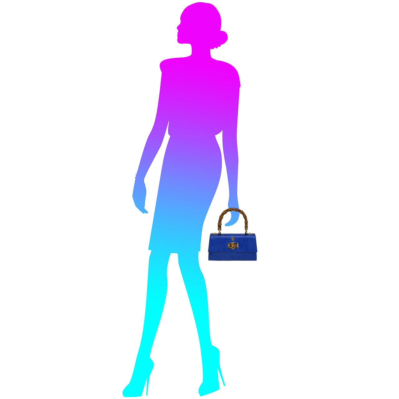 Pratesi Castalia Lady Bag in genuine Italian leather - Castalia Coffee