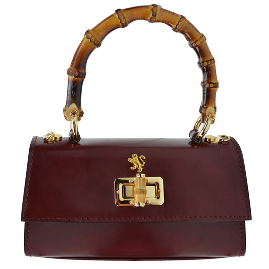Pratesi Castalia Lady Bag in genuine Italian leather - Castalia Chianti