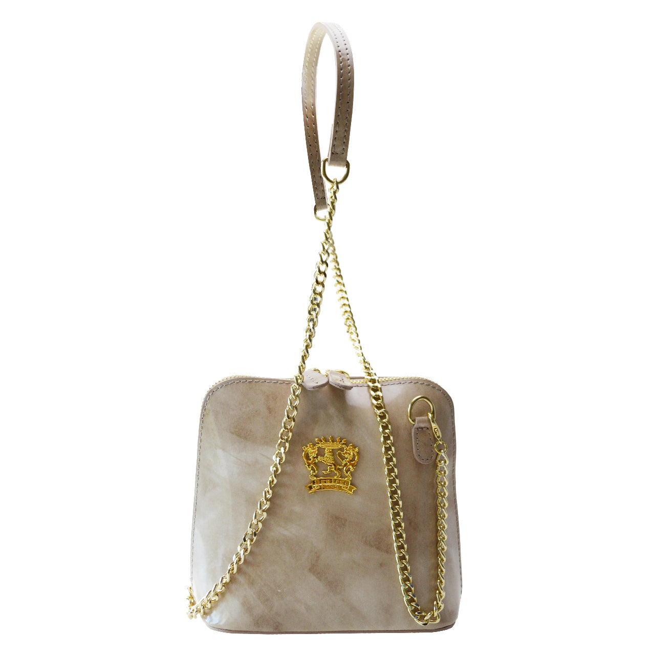 Pratesi Volterra Brunelleschi Woman Clutches in genuine Italian leather - Brunelleschi Leather Brown